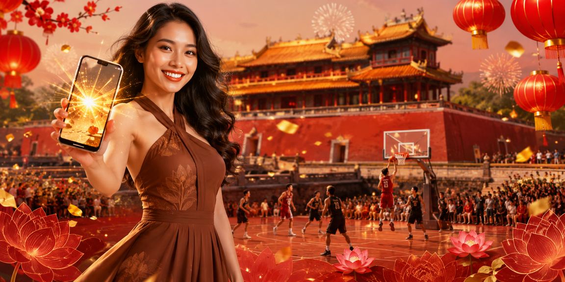 Người dùng tại Huế xem cược bóng rổ qua điện thoại trong quán cà phê